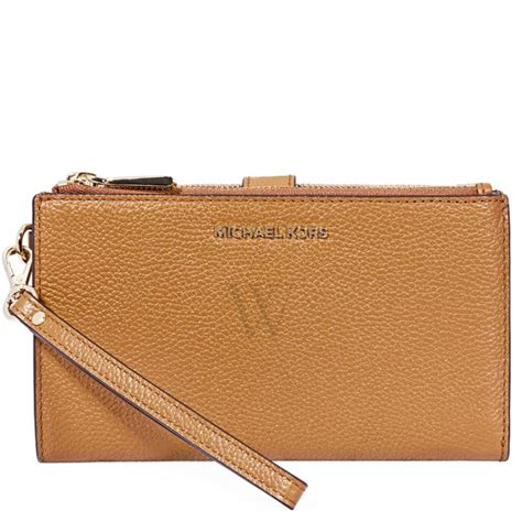 michael kors adele smartphone wristlet|Adele leather phone wristlet.